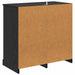 Bufet cu sertar Stejar Negru 70 x 35,5 x 67,5 cm Lemn compozit - WALTI WALTI