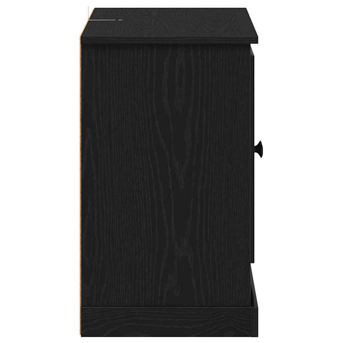 Bufet Stejar Negru 100 x 35,5 x 60 cm Lemn compozit - WALTI WALTI