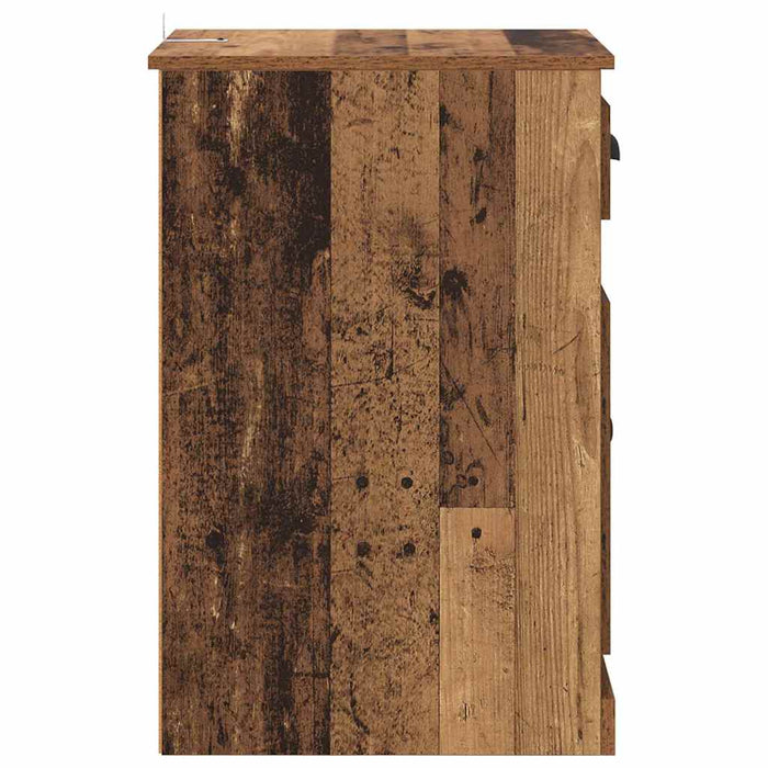 Dulap lateral Lemn vechi 40 x 50 x 75 cm Lemn compozit - WALTI WALTI