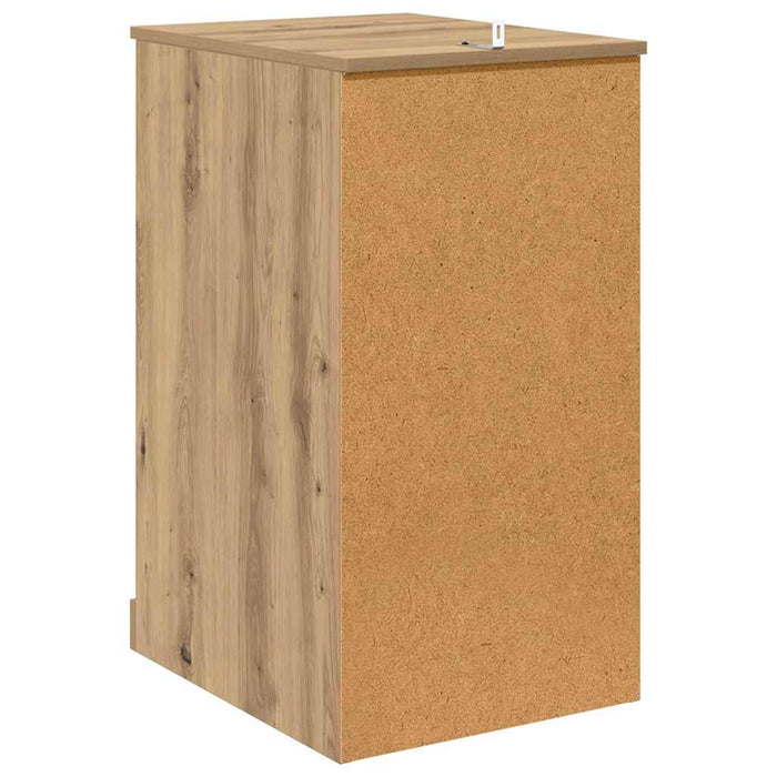 Dulap lateral 40 x 50 x 75 cm Lemn prelucrat Stejar Artizanal WALTI