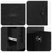 Dulap lateral Stejar Negru 40 x 50 x 75 cm Lemn compozit - WALTI WALTI
