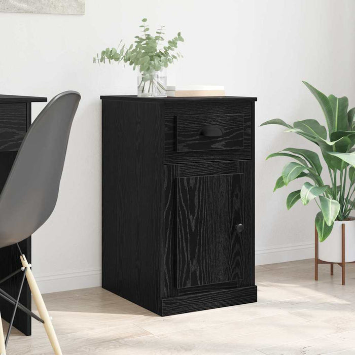 Dulap lateral Stejar Negru 40 x 50 x 75 cm Lemn compozit - WALTI WALTI