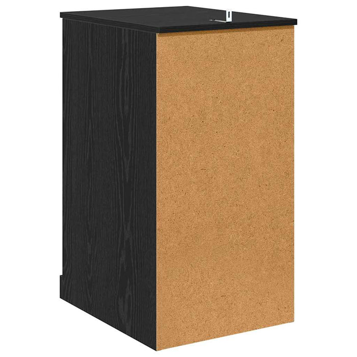 Dulap lateral Stejar Negru 40 x 50 x 75 cm Lemn compozit - WALTI WALTI