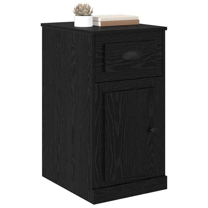 Dulap lateral Stejar Negru 40 x 50 x 75 cm Lemn compozit - WALTI WALTI