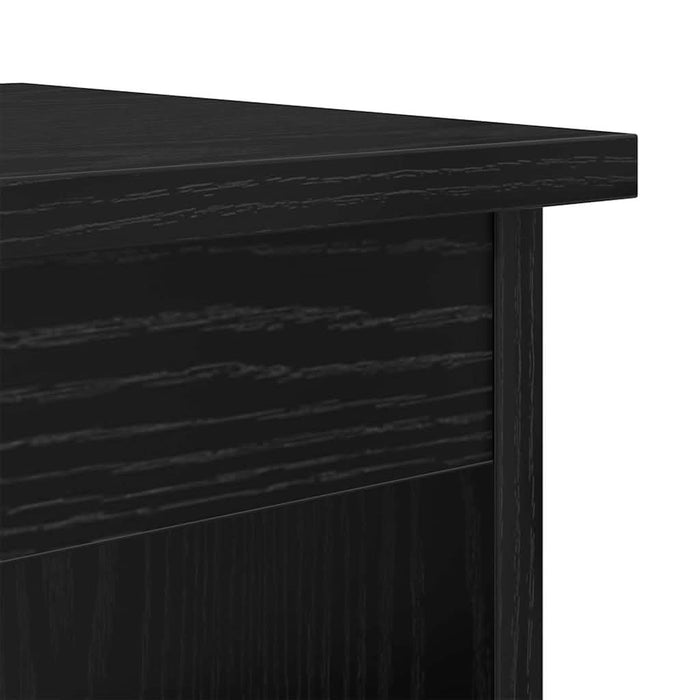 Masă de cafea 3 pcs Stejar Negru Lemn compozit - WALTI WALTI