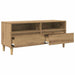 Cabinet TV Stejar Artizanal 100 x 34,5 x 44,5 cm Lemn compozit - WALTI WALTI