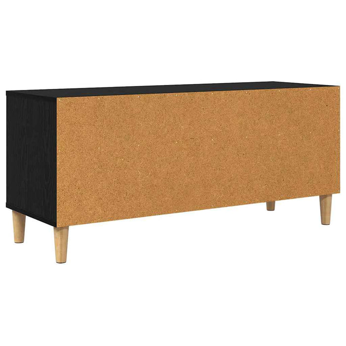 Cabinet TV Stejar Negru 100 x 34,5 x 44,5 cm Lemn compozit - WALTI WALTI