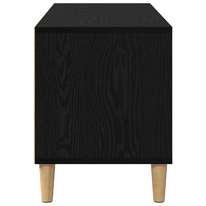 Cabinet TV Stejar Negru 100 x 34,5 x 44,5 cm Lemn compozit - WALTI WALTI