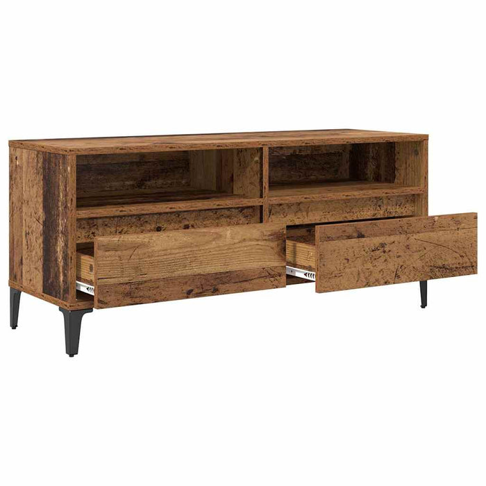 Cabinet TV cu sertar Lemn Vechi 100 x 34,5 x 44,5 cm - WALTI WALTI