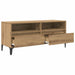 Cabinet TV cu sertar Stejar Artizanal 100 x 34,5 x 44,5 cm - WALTI WALTI