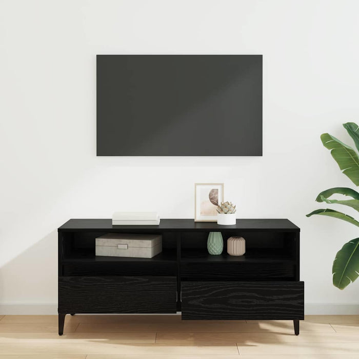 Cabinet TV cu sertar Stejar Negru 100 x 34,5 x 44,5 cm - WALTI WALTI