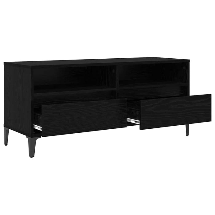 Cabinet TV cu sertar Stejar Negru 100 x 34,5 x 44,5 cm - WALTI WALTI