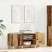 Dulap pentru discuri de vinil Lemn Vechi 121 x 38 x 48 cm - WALTI WALTI