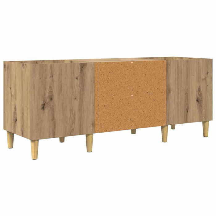 Dulap pentru discuri de vinil Stejar Artizanal 121 x 38 x 48 cm - WALTI WALTI