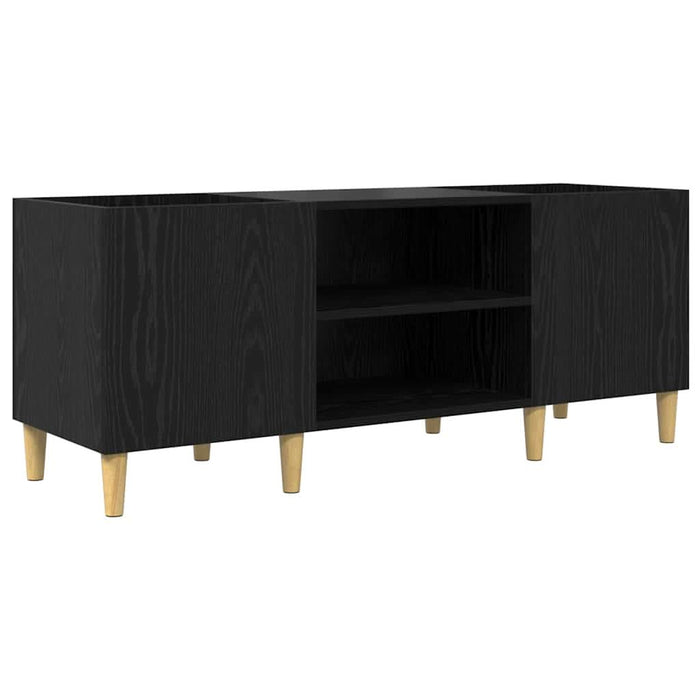 Dulap pentru discuri de vinil Stejar Negru 121 x 38 x 48 cm - WALTI WALTI