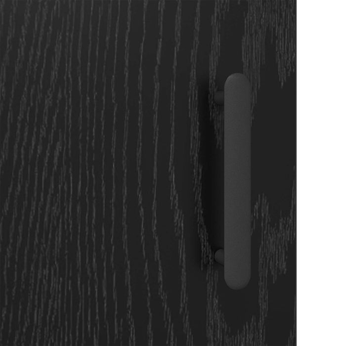 Bufet Stejar Negru 69,5 x 34 x 90 cm Lemn compozit - WALTI WALTI