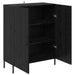 Bufet Stejar Negru 69,5 x 34 x 90 cm Lemn compozit - WALTI WALTI