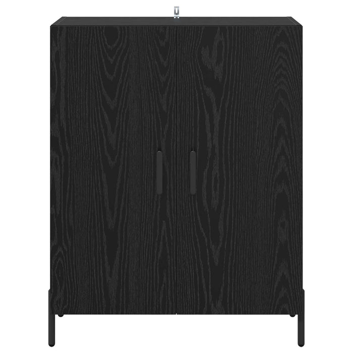 Bufet Stejar Negru 69,5 x 34 x 90 cm Lemn compozit - WALTI WALTI
