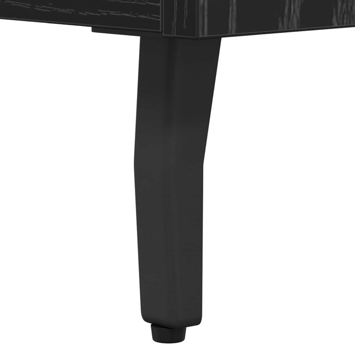 Bufet Stejar Negru 69,5 x 34 x 90 cm Lemn compozit - WALTI WALTI
