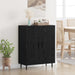 Bufet Stejar Negru 69,5 x 34 x 90 cm Lemn compozit - WALTI WALTI