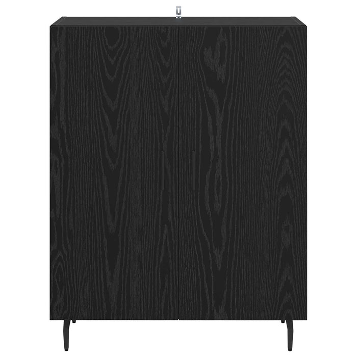 Bufet Stejar Negru 69,5 x 34 x 90 cm Lemn compozit - WALTI WALTI