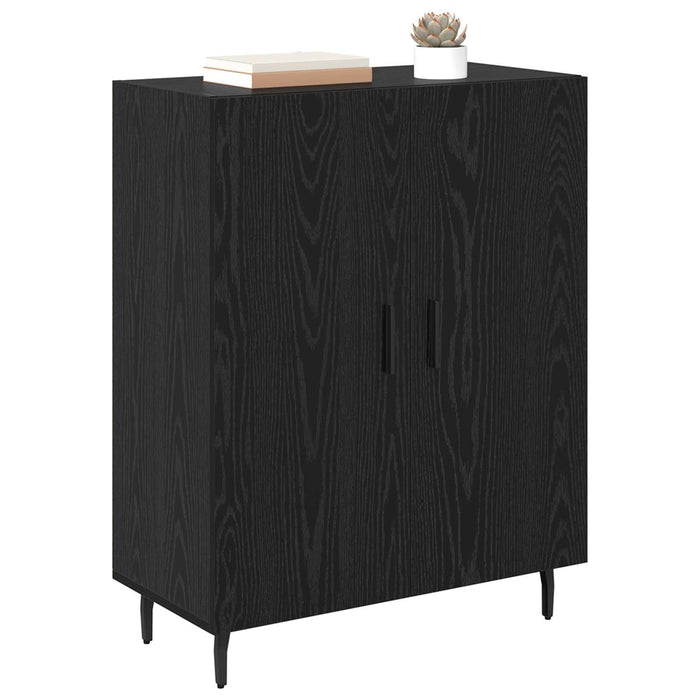 Bufet Stejar Negru 69,5 x 34 x 90 cm Lemn compozit - WALTI WALTI