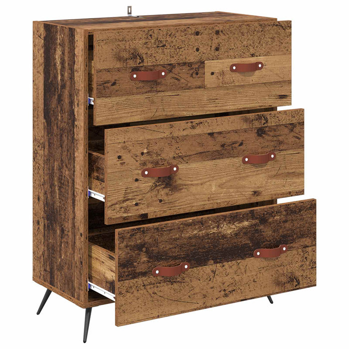 Comodă cu sertare Lemn vechi 69,5 x 34 x 90 cm Lemn prelucrat WALTI