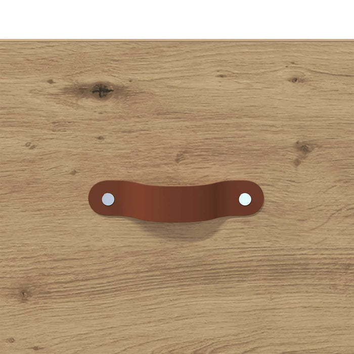 Comodă cu sertare 3-Drawer Stejar Artizanal 69,5 x 34 x 90 cm WALTI