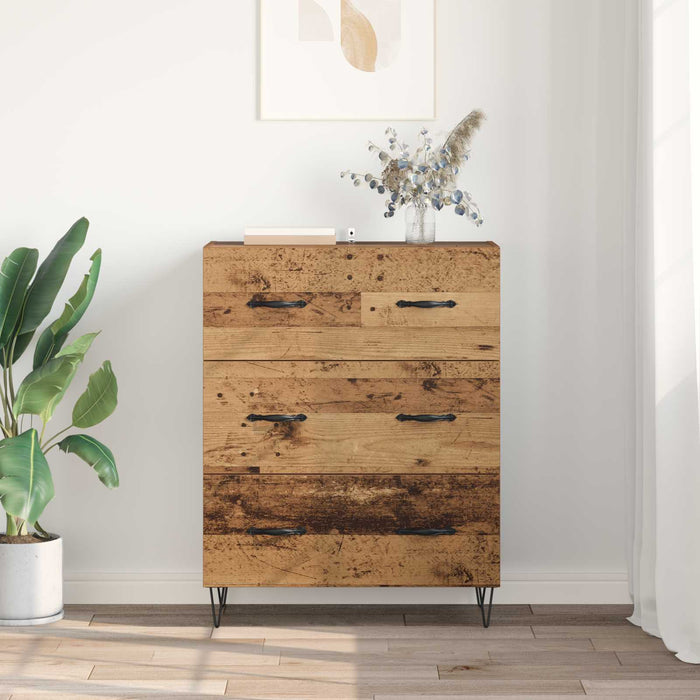 Bufet Lemn Vechi 69,5 x 34 x 90 cm Lemn Ingineresc și Fier - WALTI WALTI