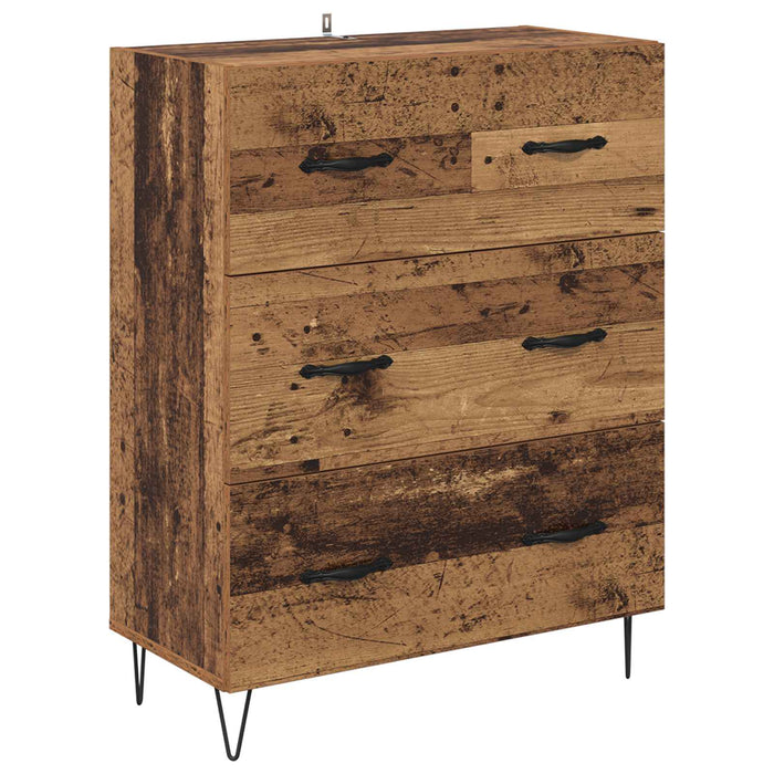 Bufet Lemn Vechi 69,5 x 34 x 90 cm Lemn Ingineresc și Fier - WALTI WALTI
