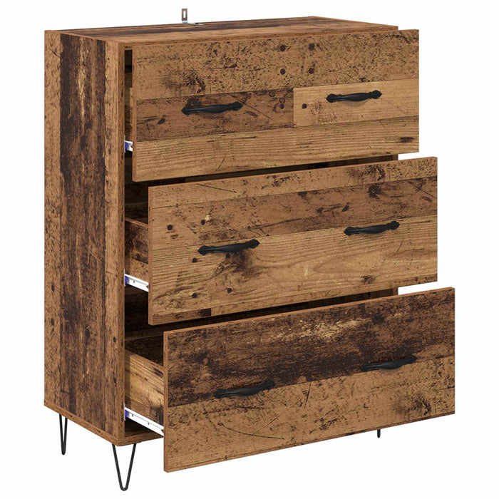Bufet Lemn Vechi 69,5 x 34 x 90 cm Lemn Ingineresc și Fier - WALTI WALTI
