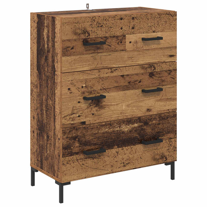Bufet Lemn Vechi 69,5 x 34 x 90 cm Lemn Ingineresc și Fier - WALTI WALTI