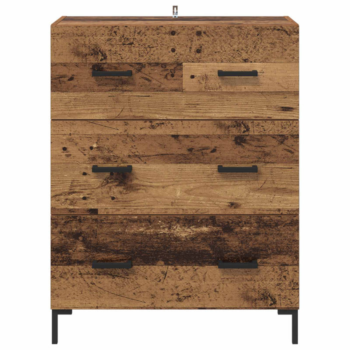 Bufet Lemn Vechi 69,5 x 34 x 90 cm Lemn Ingineresc și Fier - WALTI WALTI