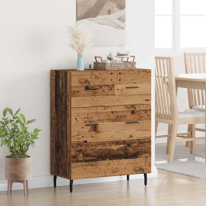 Bufet Lemn Vechi 69,5 x 34 x 90 cm Lemn Ingineresc și Fier - WALTI WALTI