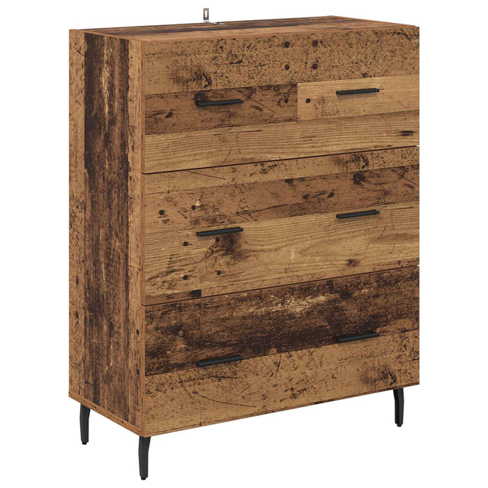 Bufet Lemn Vechi 69,5 x 34 x 90 cm Lemn Ingineresc și Fier - WALTI WALTI