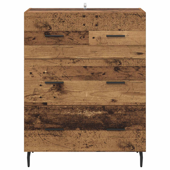 Bufet Lemn Vechi 69,5 x 34 x 90 cm Lemn Ingineresc și Fier - WALTI WALTI