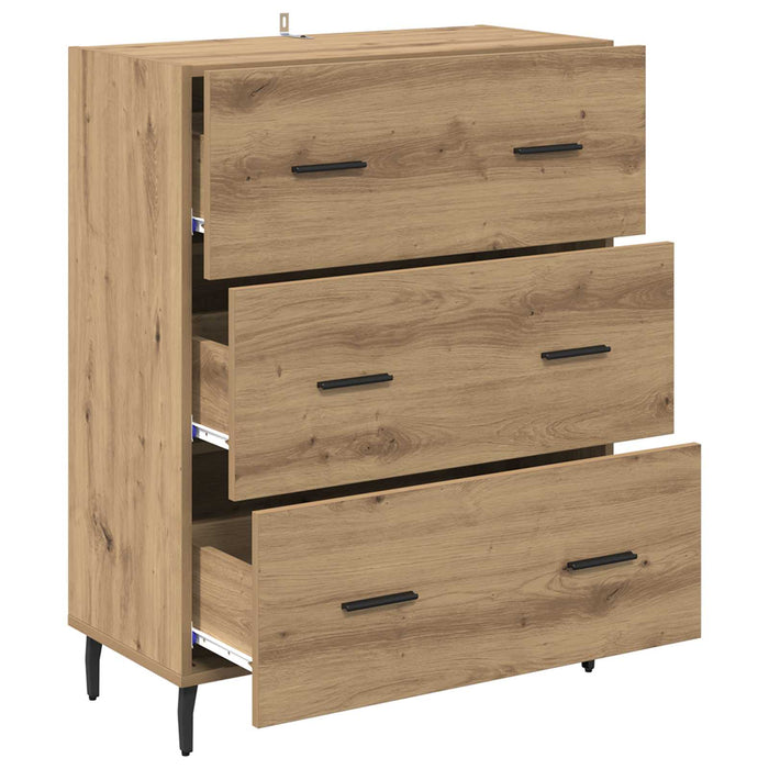 Bufet cu sertar Stejar Artizanal 69,5 x 34 x 90 cm - WALTI WALTI