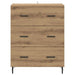 Bufet cu sertar Stejar Artizanal 69,5 x 34 x 90 cm - WALTI WALTI