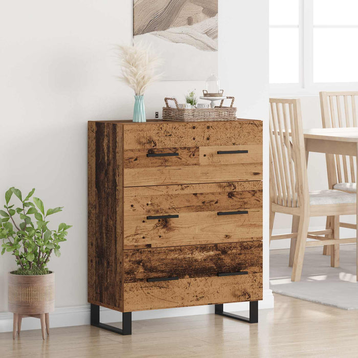 Bufet Lemn Vechi 69,5 x 34 x 90 cm Lemn Ingineresc și Fier - WALTI WALTI