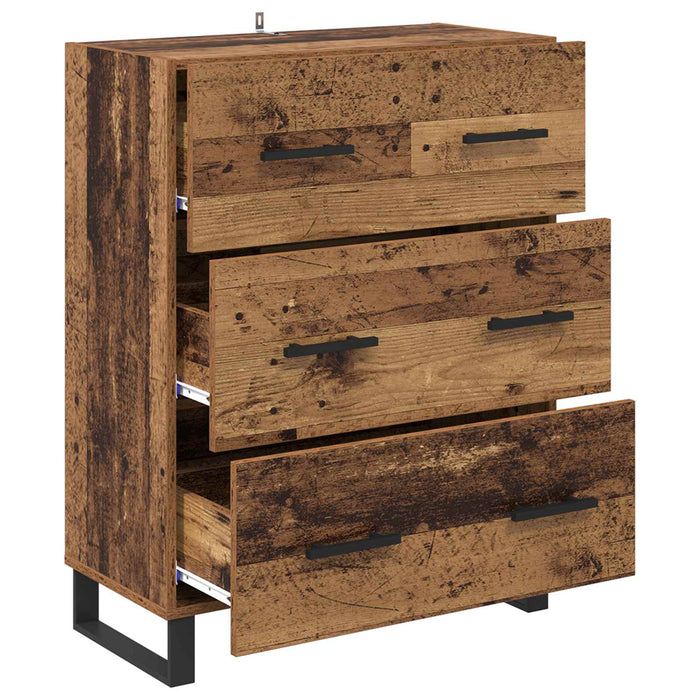 Bufet Lemn Vechi 69,5 x 34 x 90 cm Lemn Ingineresc și Fier - WALTI WALTI