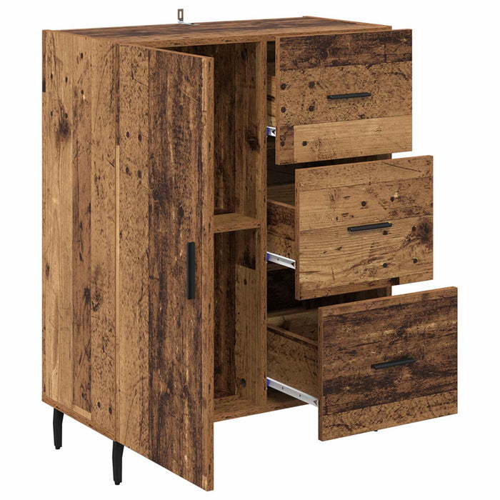 Bufet Lemn Vechi 69,5 x 34 x 90 cm Lemn Ingineresc și Fier - WALTI WALTI