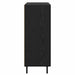 Bufet Stejar Negru 69,5 x 34 x 90 cm Lemn Ingineresc și Fier - WALTI WALTI