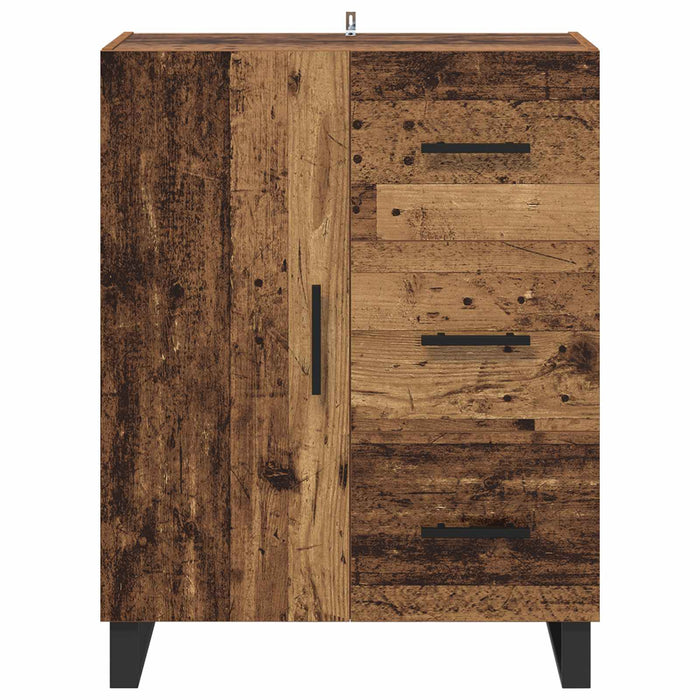 Bufet Lemn Vechi 69,5 x 34 x 90 cm Lemn Ingineresc și Fier - WALTI WALTI