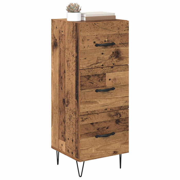 Bufet cu sertar Lemn vechi 34 x 34.5 x 90 cm Lemn compozit - WALTI WALTI