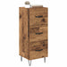 Bufet cu sertar Lemn vechi 34 x 34.5 x 90 cm Lemn compozit - WALTI WALTI