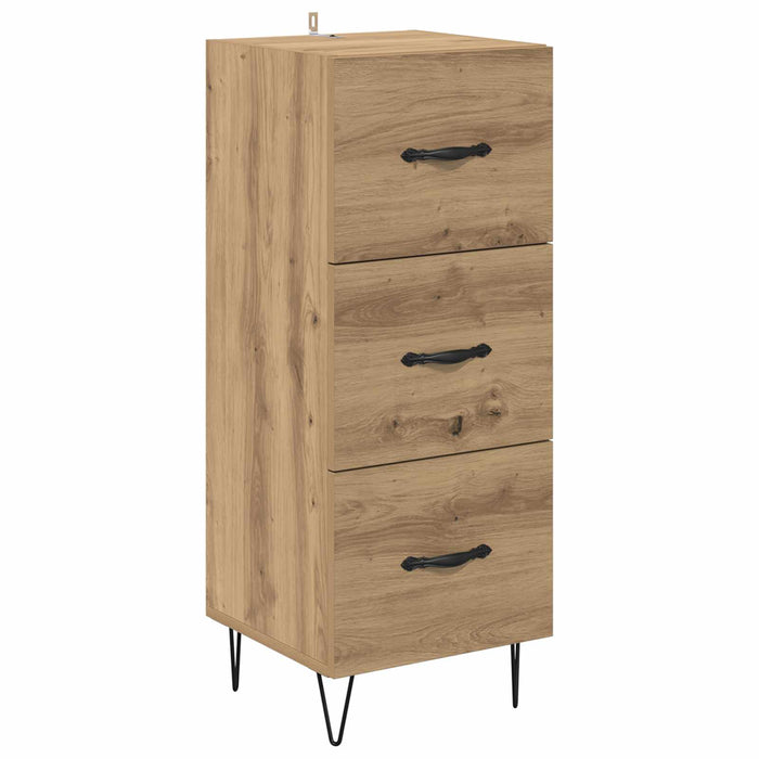 Bufet stejar artizanal 34 x 34.5 x 90 cm Lemn compozit - WALTI WALTI