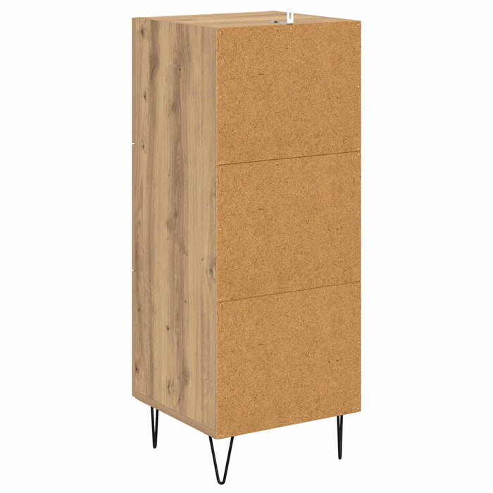 Bufet stejar artizanal 34 x 34.5 x 90 cm Lemn compozit - WALTI WALTI