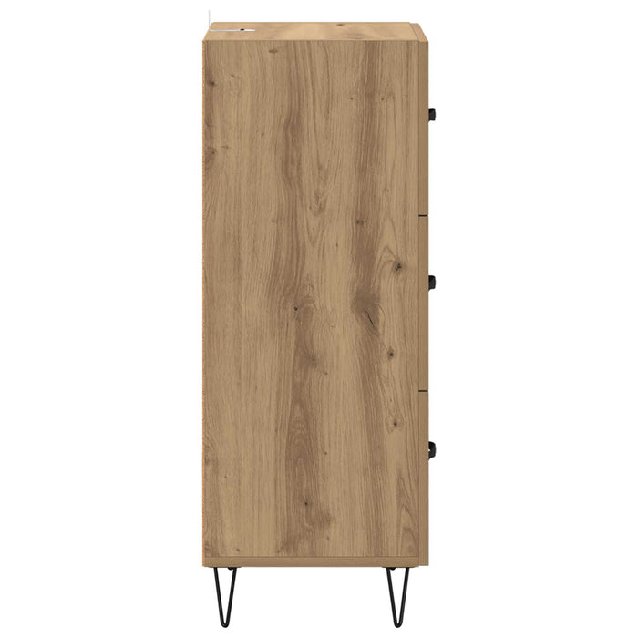 Bufet stejar artizanal 34 x 34.5 x 90 cm Lemn compozit - WALTI WALTI