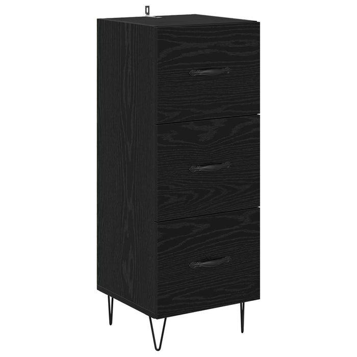 Bufet Stejar negru 34 x 34.5 x 90 cm Lemn compozit - WALTI WALTI