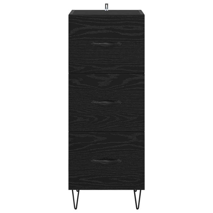 Bufet Stejar negru 34 x 34.5 x 90 cm Lemn compozit - WALTI WALTI